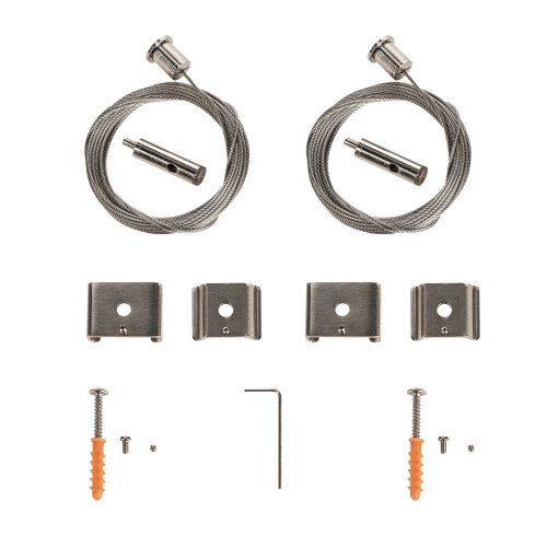 SLV Kabelophanging voor EUTRAC&reg;, S-TRACK en 1-fase rail, 5 m, tweede set - Slv 1002845 1 h rgb - 20023470