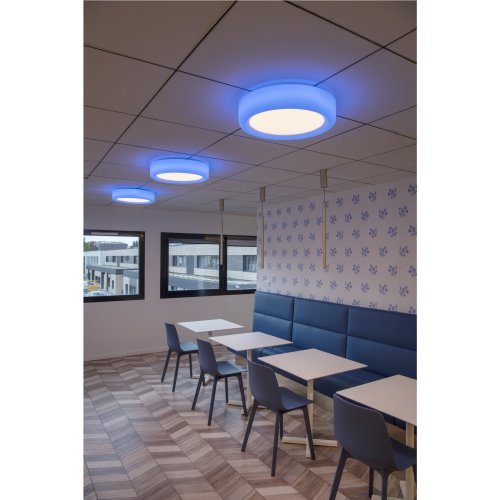 SLV VALETO&reg; MALANG Indoor LED wand- en plafondopbouwarmatuur RGBW 2700 - Slv 1002858 a2 rgb - 20023474
