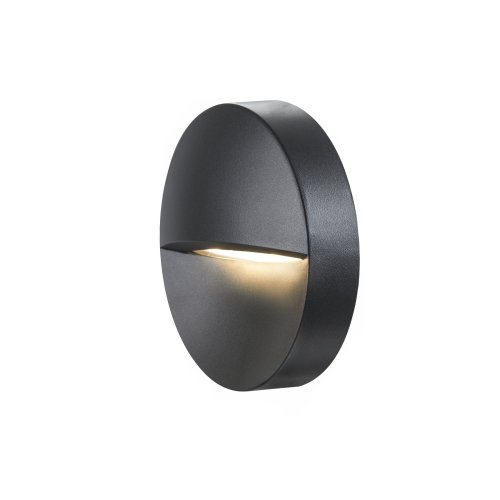 SLV DOWNUNDER OUT round WL Outdoor LED wandinbouwarmatuur antraciet 3000K - Slv 1002868 3 rgb - 20023482