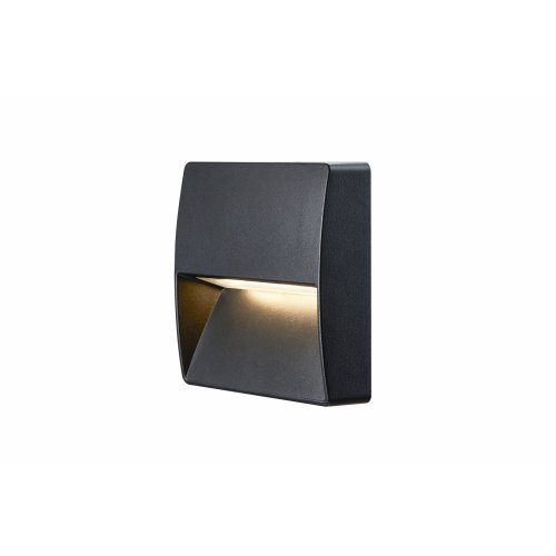 SLV DOWNUNDER OUT square WL Outdoor LED wandinbouwarmatuur antraciet 3000K - Slv 1002869 3 rgb - 20023483
