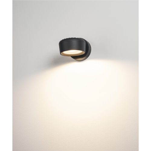 SLV ESKINA SPOT Outdoor wand- en plafondopbouwarmatuur antraciet IP65 dimb - Slv 1002903 ma1 rgb - 20023498