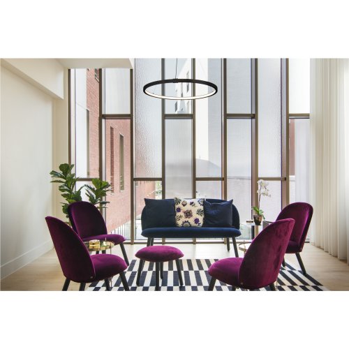 SLV ONE 80 DALI Indoor LED pendelarmatuur zwart - Slv 1002911 a1 h rgb - 20023505