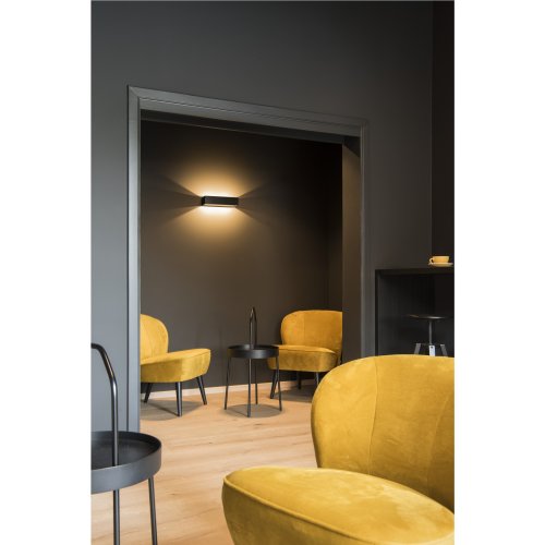 SLV LOGS IN L Indoor LED wandopbouwarmatuur zwart/goud 2000-3000K DIM-TO-W - Slv 1002928 a1 h rgb - 20023515