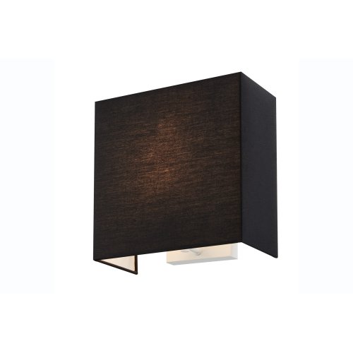 SLV ACCANTO SQUARE E27 Indoor wandopbouwarmatuur zwart - Slv 1002942 1 h rgb - 20023527