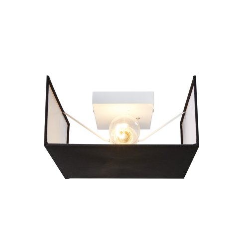 SLV ACCANTO SQUARE E27 Indoor wandopbouwarmatuur zwart - Slv 1002942 d1 rgb - 20023527