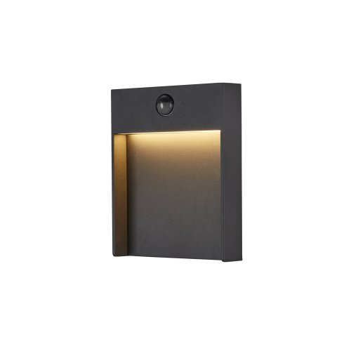 SLV FLATT SENSOR Outdoor LED wandopbouwarmatuur CCT 3000/4000K IP54 antrac - Slv 1002954 1 h rgb - 20023536