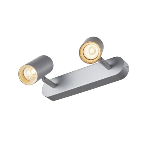 SLV NOBLO II Indoor LED plafondopbouwarmatuur 2700K zilver - Slv 1002975 2 rgb - 20023549
