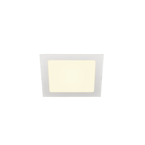 SLV SENSER 18 Indoor LED plafondinbouwarmatuur vierkant wit 3000K - Slv 1003012 1 h rgb - 20023575