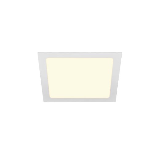 SLV SENSER 24 Indoor LED plafondinbouwarmatuur vierkant wit 3000K - Slv 1003013 1 h rgb - 20023576