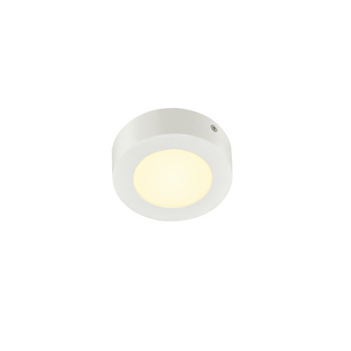 SLV SENSER 12 Indoor LED plafondopbouwarmatuur rond wit 3000K - Slv 1003014 1 h rgb - 20023577