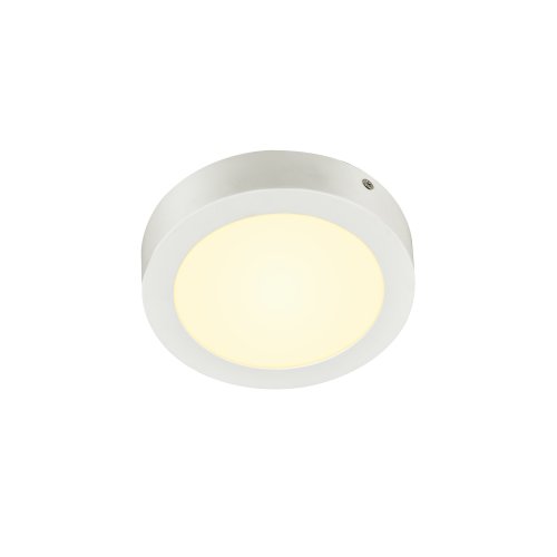 SLV SENSER 18 Indoor LED plafondopbouwarmatuur rond wit 3000K - Slv 1003015 1 h rgb - 20023578