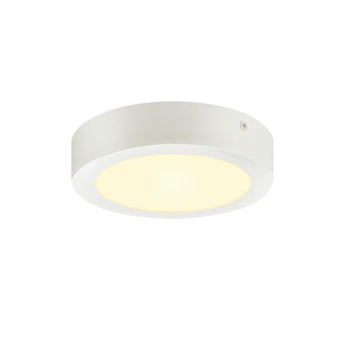 SLV SENSER 18 Indoor LED plafondopbouwarmatuur rond wit 3000K - Slv 1003015 3 rgb - 20023578