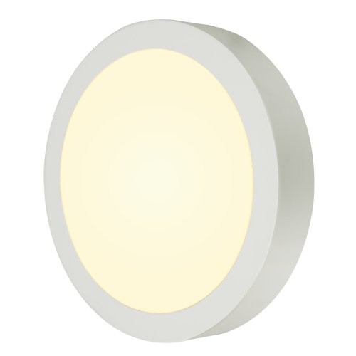SLV SENSER 24 Indoor LED plafondopbouwarmatuur rond wit 3000K - Slv 1003016 2 rgb - 20023579