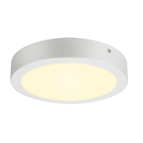 SLV SENSER 24 Indoor LED plafondopbouwarmatuur rond wit 3000K - Slv 1003016 3 rgb - 20023579