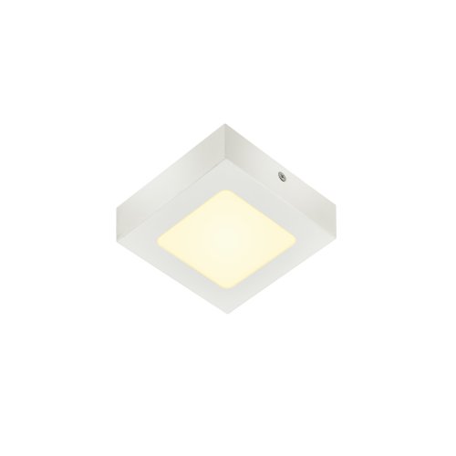 SLV SENSER 12 Indoor LED plafondopbouwarmatuur vierkant wit 3000K - Slv 1003017 1 h rgb - 20023580