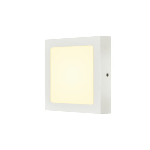 SLV SENSER 18 Indoor LED plafondopbouwarmatuur vierkant wit 3000K - Slv 1003018 2 rgb - 20023581