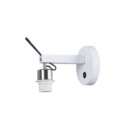 SLV FENDA E27 Indoor wandopbouwarmatuur wit zonder kap - Slv 1003035 1 h rgb - 20023590