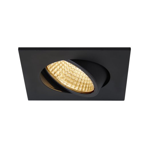 SLV NEW TRIA 68 I CS Indoor LED plafondinbouwarmatuur zwart vierkant 2700K - Slv 1003062 1 h rgb - 20023610