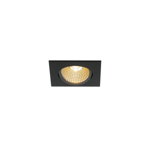 SLV NEW TRIA 68 I CS Indoor LED plafondinbouwarmatuur zwart 2700K vierkant - Slv 1003068 1 h rgb - 20023616