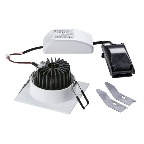 SLV NEW TRIA 68 I CS Indoor LED plafondinbouwarmatuur wit 2700K vierkant - Slv 1003069 2 rgb - 20023617