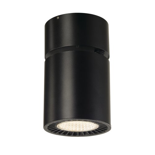 SLV SUPROS CL Indoor LED plafondopbouwarmatuur, rond, zwart, 3000K, 60&deg; re - Slv 1003283 2 rgb - 20023633