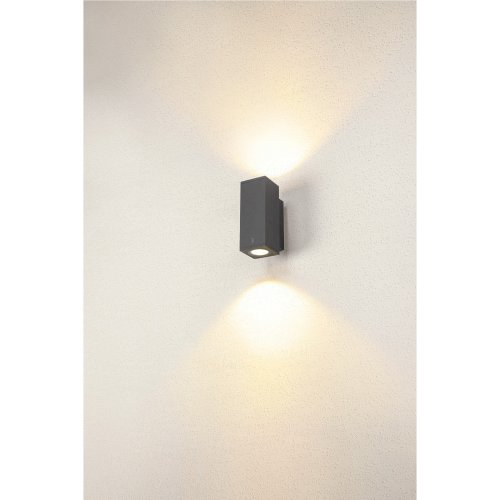 SLV ENOLA SQUARE UP/DOWN S Outdoor LED wandopbouwarmatuur antraciet CCT 30 - Slv 1003418 1005262 ma1 rgb - 20023647
