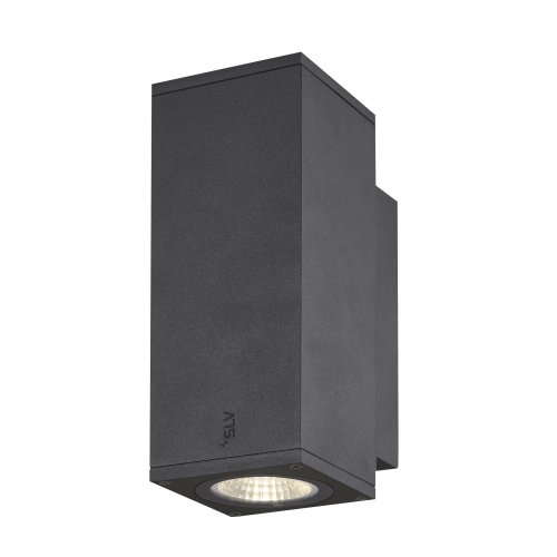 SLV ENOLA SQUARE UP/DOWN S Outdoor LED wandopbouwarmatuur antraciet CCT 30 - Slv 1003418 3 rgb - 20023647