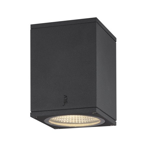 SLV ENOLA SQUARE S Outdoor LED plafondopbouwarmatuur antraciet CCT 3000/40 - Slv 1003420 1 h rgb - 20023649