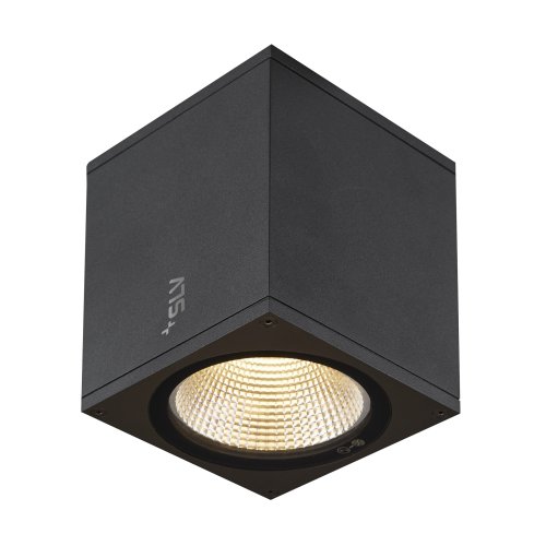 SLV ENOLA SQUARE M Outdoor LED plafondopbouwarmatuur antraciet CCT 3000/40 - Slv 1003421 2 rgb - 20023650