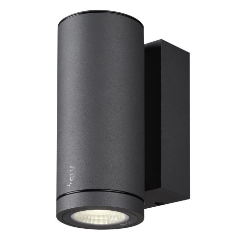 SLV ENOLA ROUND S single Outdoor LED wandopbouwarmatuur antraciet CCT 3000 - Slv 1003422 3 rgb - 20023651
