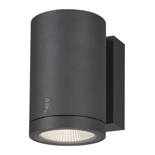 SLV ENOLA ROUND M single Outdoor LED wandopbouwarmatuur antraciet CCT 3000 - Slv 1003423 3 rgb - 20023652