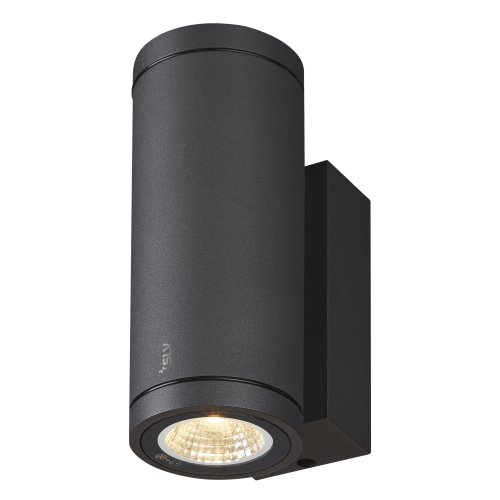 SLV ENOLA ROUND UP/DOWN S Outdoor LED wandopbouwarmatuur antraciet CCT 300 - Slv 1003424 2 rgb - 20023653