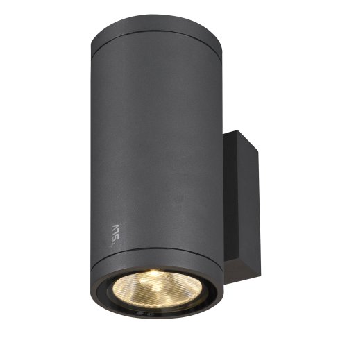 SLV ENOLA ROUND UP/DOWN M Outdoor LED wandopbouwarmatuur antraciet CCT 300 - Slv 1003425 1005205 2 rgb - 20023654