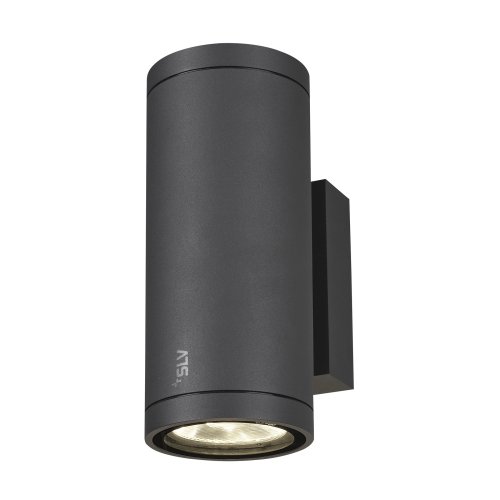 SLV ENOLA ROUND UP/DOWN M Outdoor LED wandopbouwarmatuur antraciet CCT 300 - Slv 1003425 1005205 3 rgb - 20023654