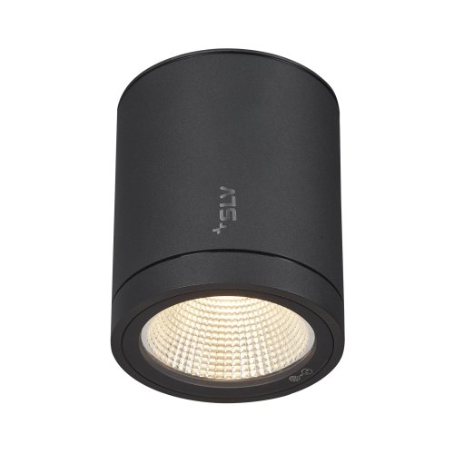 SLV ENOLA ROUND M Outdoor LED plafondopbouwarmatuur antraciet CCT 3000/400 - Slv 1003427 2 rgb - 20023656