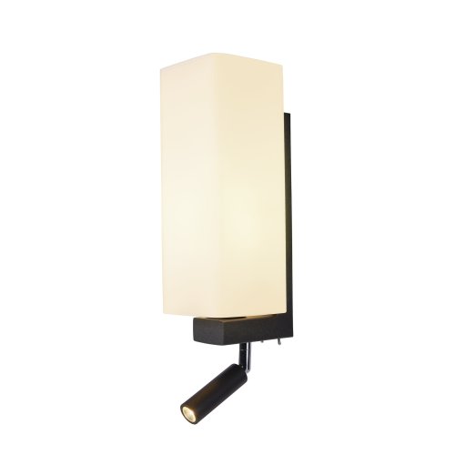 SLV QUADRASS SPOT Indoor wandopbouwarmatuur met LED-spot en E27 fitting, z - Slv 1003428 1 h rgb - 20023657