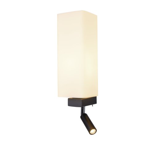 SLV QUADRASS SPOT Indoor wandopbouwarmatuur met LED-spot en E27 fitting, z - Slv 1003428 2 rgb - 20023657