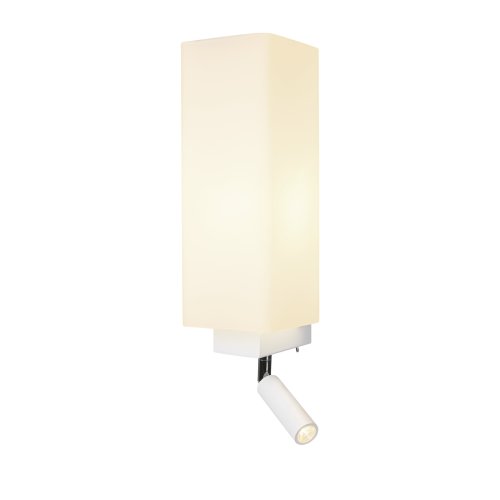 SLV QUADRASS SPOT Indoor wandopbouwarmatuur met LED-spot en E27 fitting, w - Slv 1003429 2 rgb - 20023658