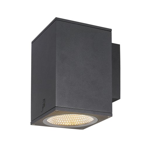 SLV ENOLA SQUARE L single Outdoor LED wandopbouwarmatuur antraciet CCT 300 - Slv 1003437 1 h rgb - 20023664