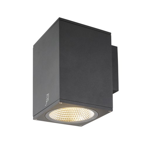 SLV ENOLA SQUARE L single Outdoor LED wandopbouwarmatuur antraciet CCT 300 - Slv 1003437 2 rgb - 20023664