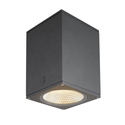 SLV ENOLA SQUARE L Outdoor LED plafondopbouwarmatuur antraciet CCT 3000/40 - Slv 1003439 2 rgb - 20023666