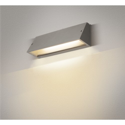 SLV PEMA&reg; Outdoor LED-wandopbouwarmatuur grijs CCT switch 3000/4000K - Slv 1003454 ma1 rgb - 20023679