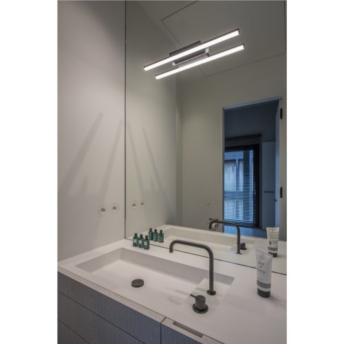 SLV GLENOS&reg; 60 Indoor LED-spiegellamp zwart CCT switch 3000/4000K - Slv 1003506 a1 h rgb - 20023689