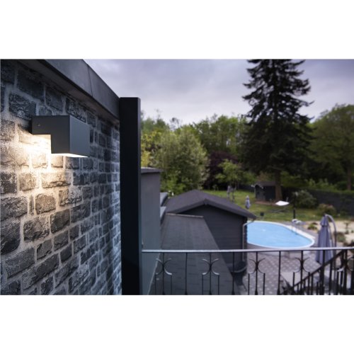 SLV L-LINE OUT WL, Outdoor led wandopbouwlamp antraciet CCT-switch 3000/40 - Slv 1003539 a1 h rgb - 20023700