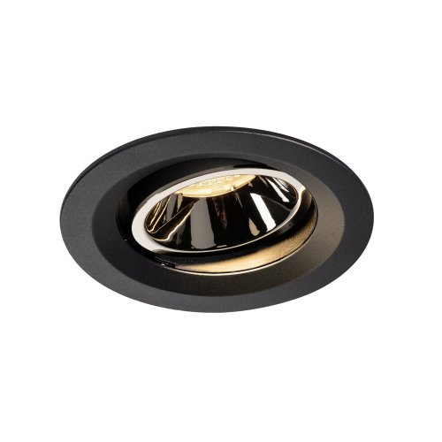SLV NUMINOS&reg; MOVE DL M, Indoor led plafondinbouwlamp zwart/chroom 3000 K 4 - Slv 1003582 1 h rgb - 20023724