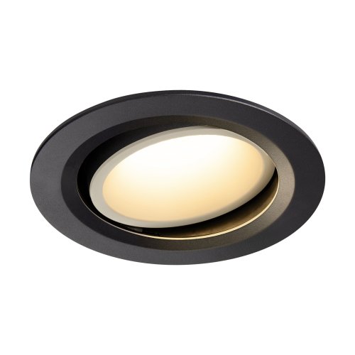 SLV NUMINOS&reg; MOVE DL L, Indoor led plafondinbouwlamp zwart/wit 3000 K 20&deg;  - Slv 1003650 1 h rgb - 20023774