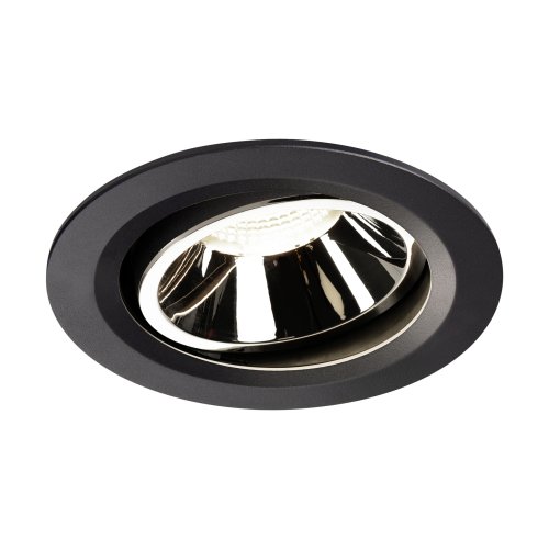 SLV NUMINOS&reg; MOVE DL L, Indoor led plafondinbouwlamp zwart/chroom 4000 K 5 - Slv 1003681 1 h rgb - 20023799