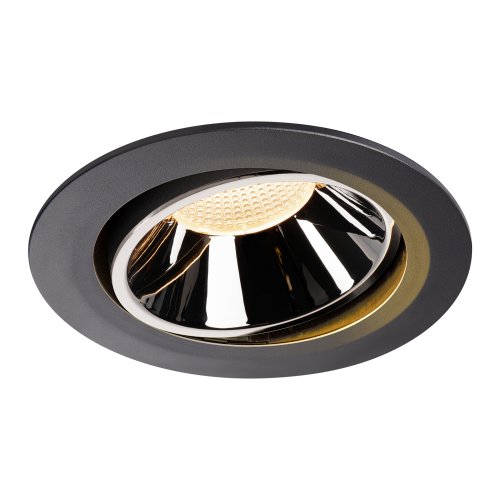 SLV NUMINOS&reg; MOVE DL XL, Indoor led plafondinbouwlamp zwart/chroom 2700 K  - Slv 1003705 1 h rgb - 20023817