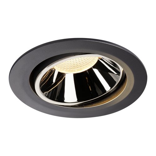 SLV NUMINOS&reg; MOVE DL XL, Indoor led plafondinbouwlamp zwart/chroom 3000 K  - Slv 1003726 1 h rgb - 20023832