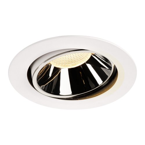 SLV NUMINOS&reg; MOVE DL XL, Indoor led plafondinbouwlamp wit/chroom 3000 K 40 - Slv 1003738 1 h rgb - 20023841